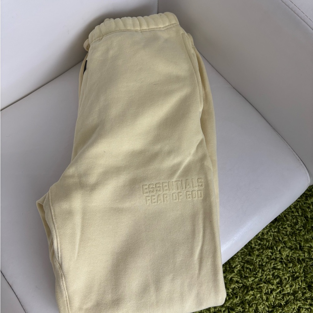 Essentials Fear of God Yellow Sweatpants